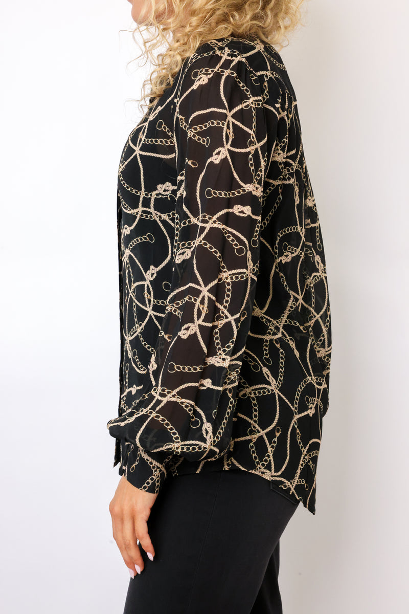 Generation Love Maxwell Rope Georgette Blouse