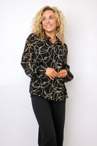 Generation Love Maxwell Rope Georgette Blouse