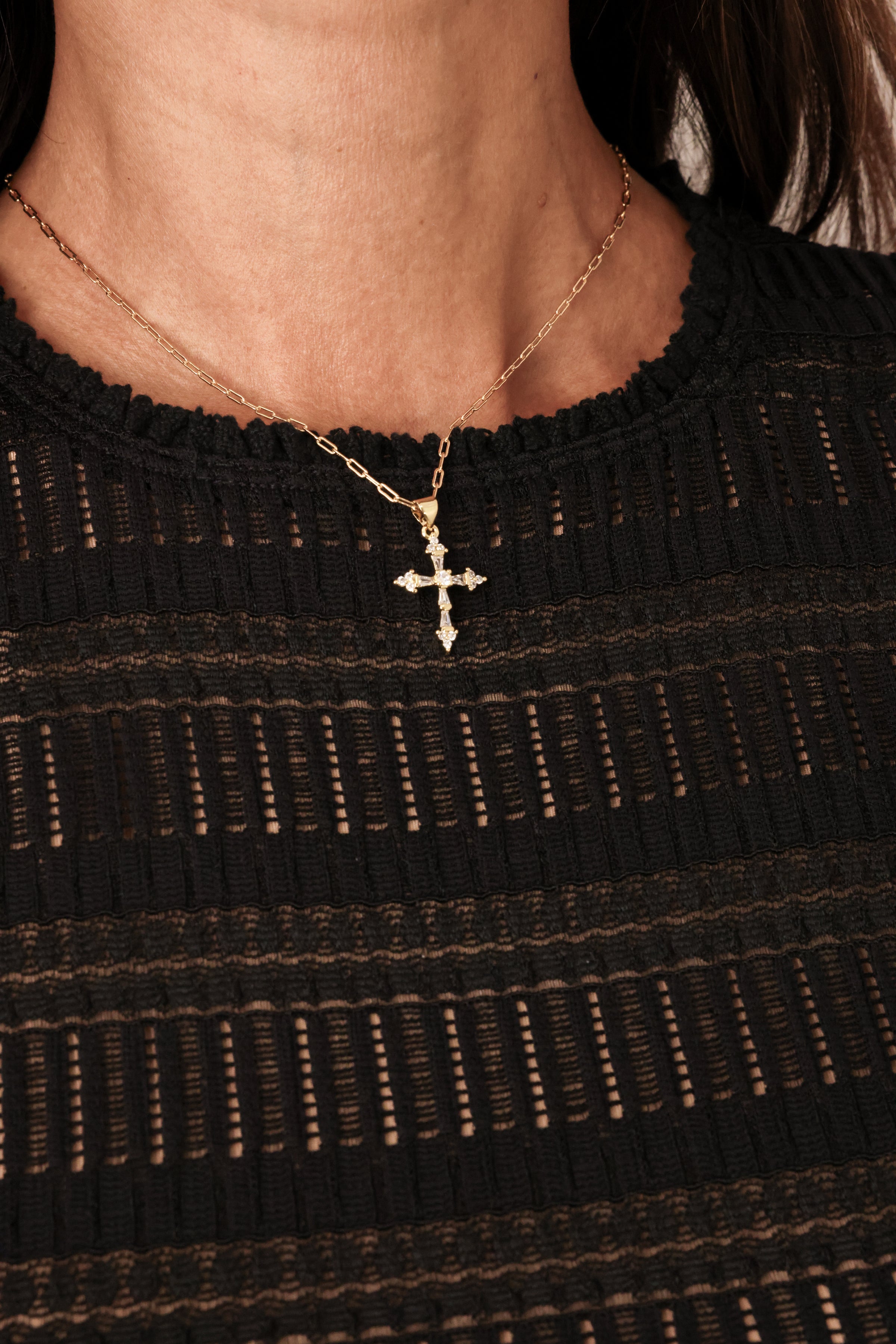 Princess Cross Necklace