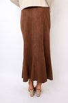 THML Long Suede Skirt