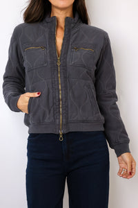 XCVI Osment Quilted Bomber