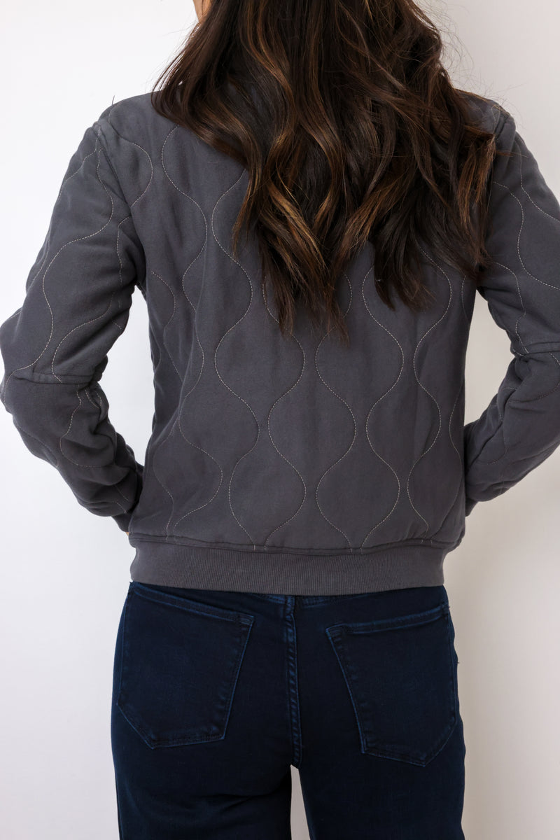 XCVI Osment Quilted Bomber