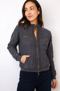 XCVI Osment Quilted Bomber