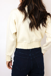 Mock Neck Zip Up Jacket