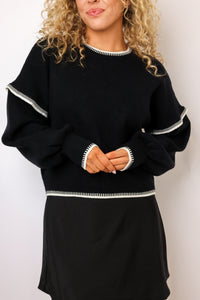 Jordan Piano Hem Sweater