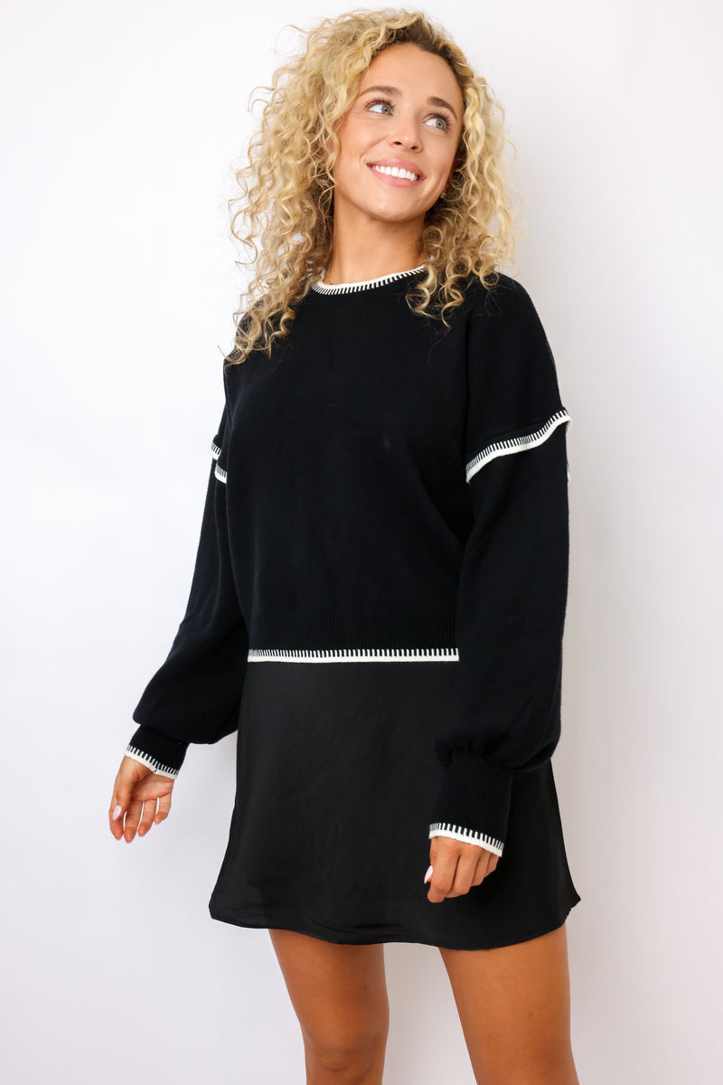 Jordan Piano Hem Sweater