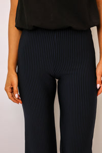 Commando Neoprene Striped Wide Leg