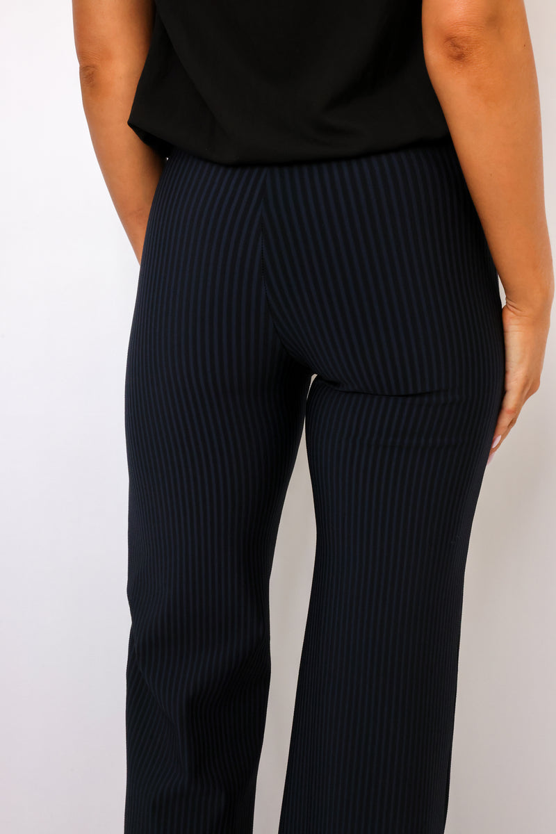 Commando Neoprene Striped Wide Leg