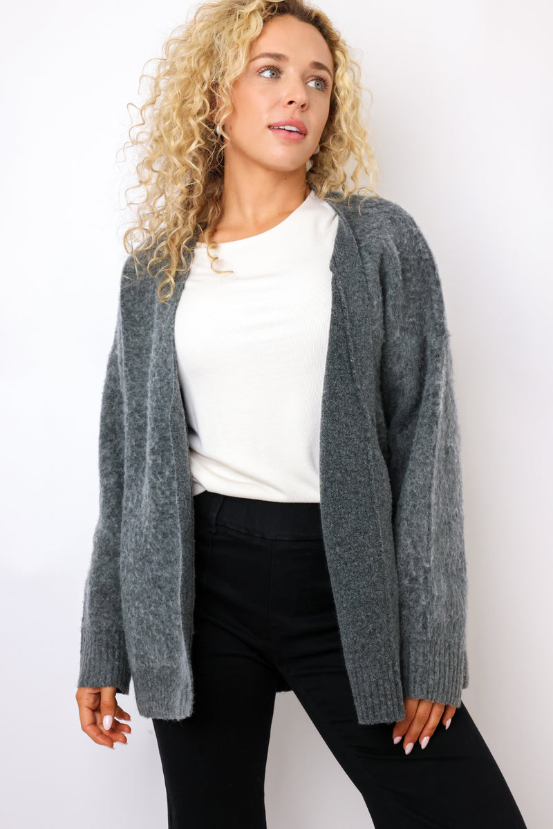 Michael Stars Lou 2x1 Rib Doubled Long Sleeve Tee