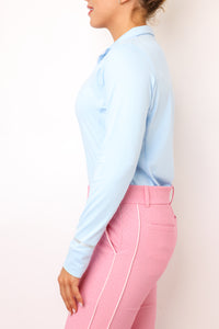 Golftini Long Sleeve Fabulous Mock Pullover