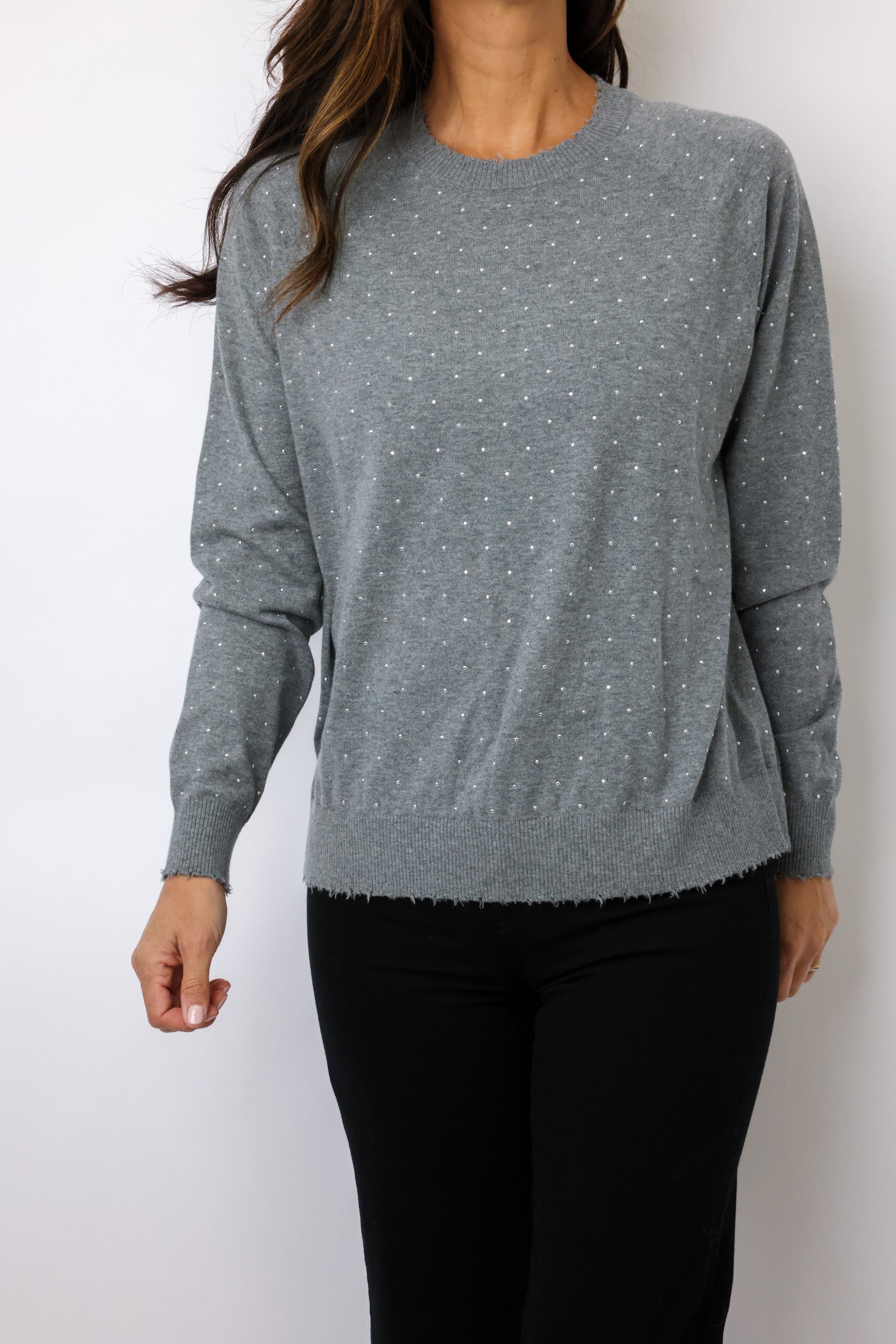 Minnie Rose Crew Neck Sweater