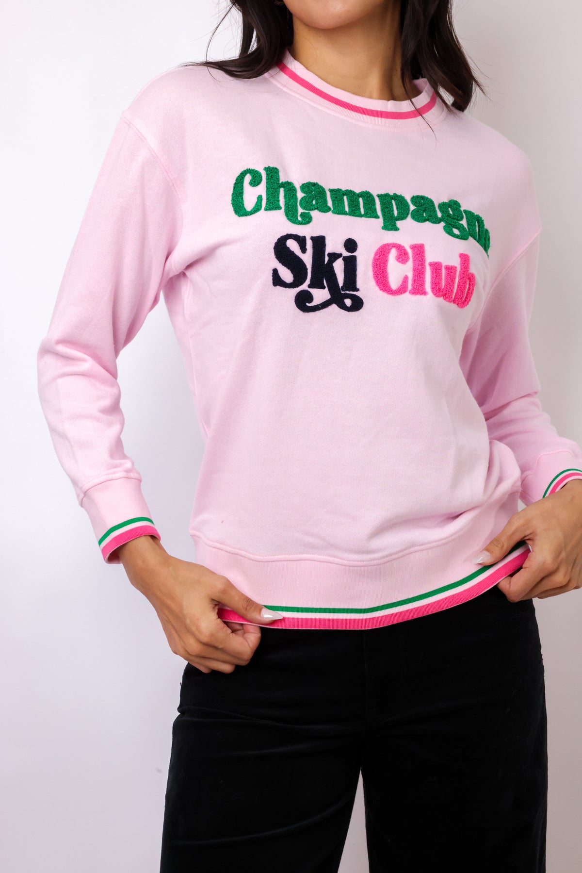 Champagne Ski Club Crewneck