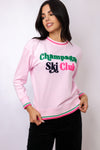 Champagne Ski Club Crewneck