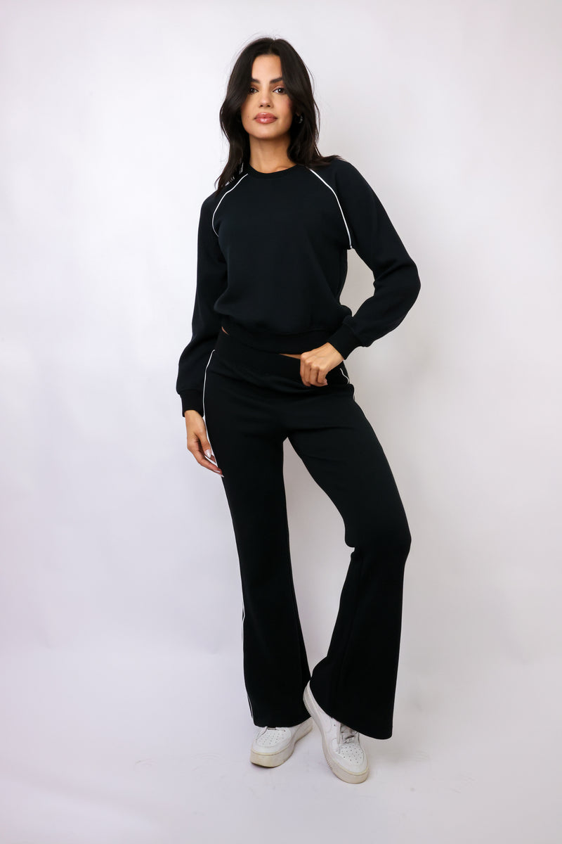 Spanx AireEssentials Pique Flare Track Pant