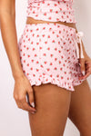 P.J. Salvage Crazy For The Holidays Ditsy Floral Print Shorts