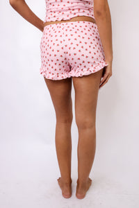 P.J. Salvage Crazy For The Holidays Ditsy Floral Print Shorts