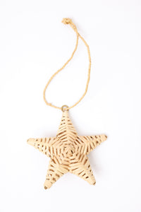Wicker Hanging Star