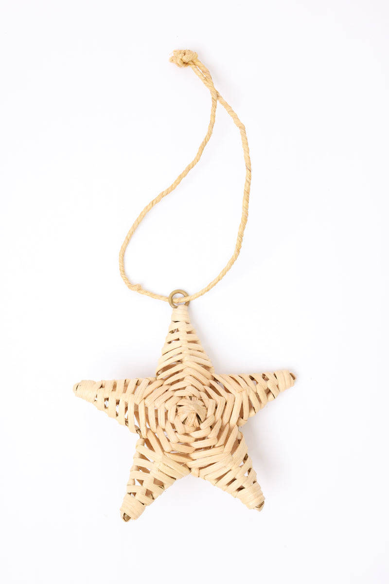 Wicker Hanging Star