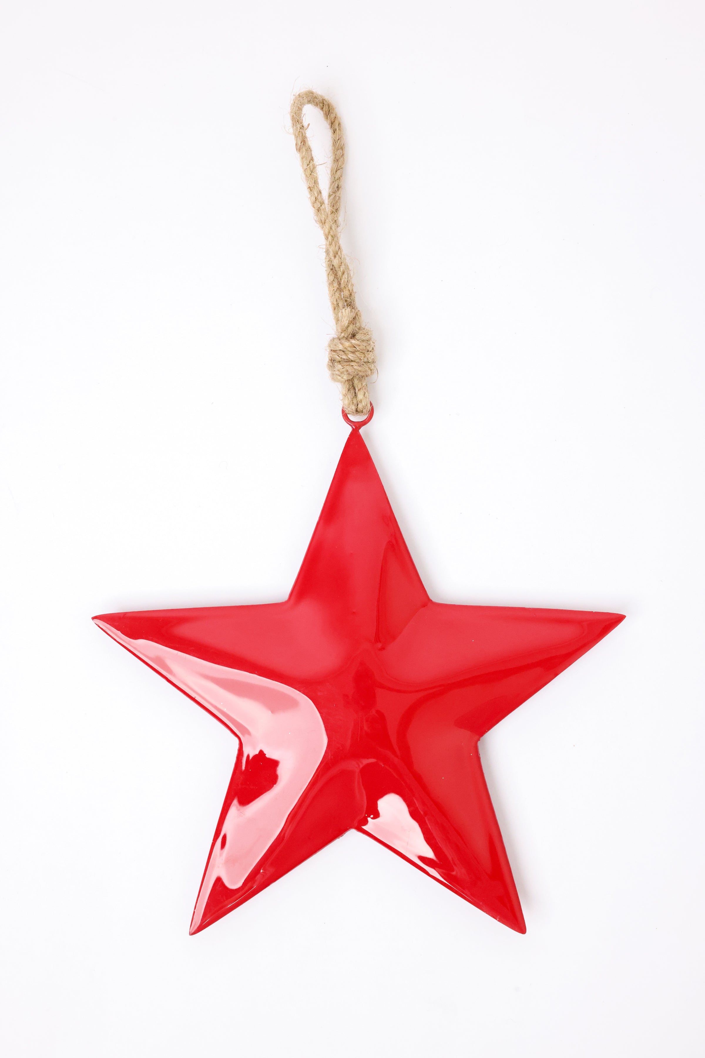 Red Enamel Star Ornament