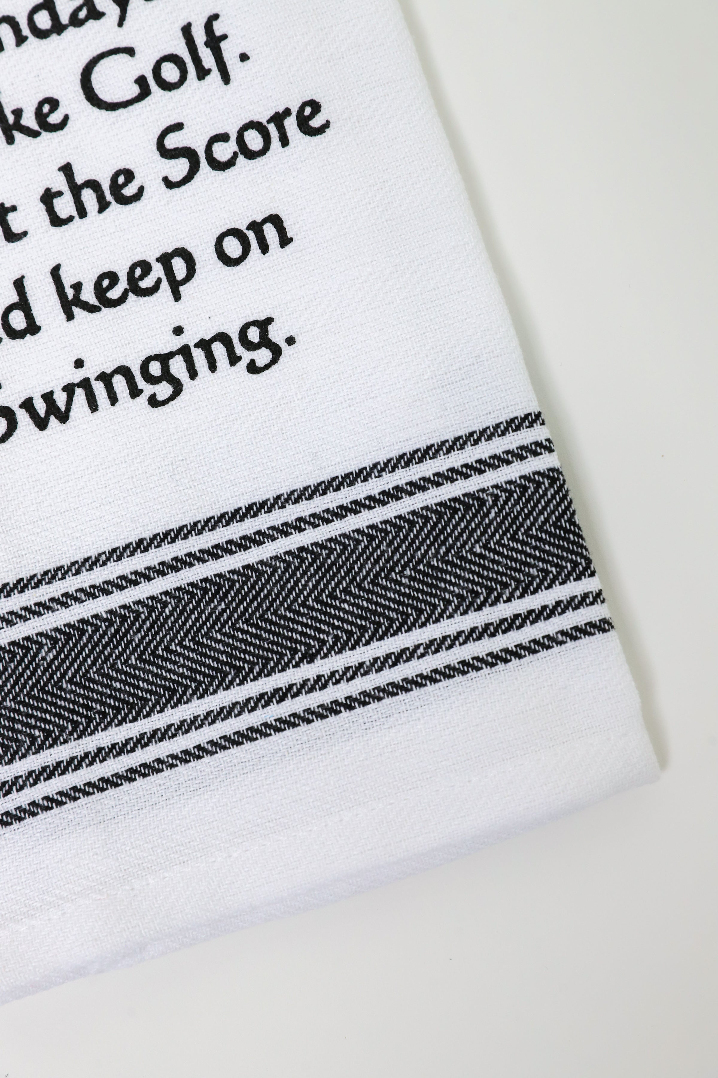 Birthdays are like Golf Kitchen Towel