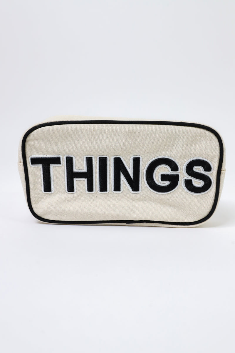 "Things" Large Canvas Bag