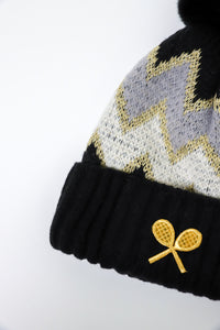 Fuzzy Pom-Pom Beanie