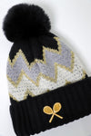 Fuzzy Pom-Pom Beanie