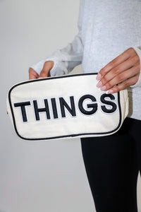 "Things" Large Canvas Bag