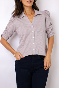 Grace Button Up Tee