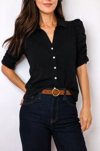 Grace Button Up Tee