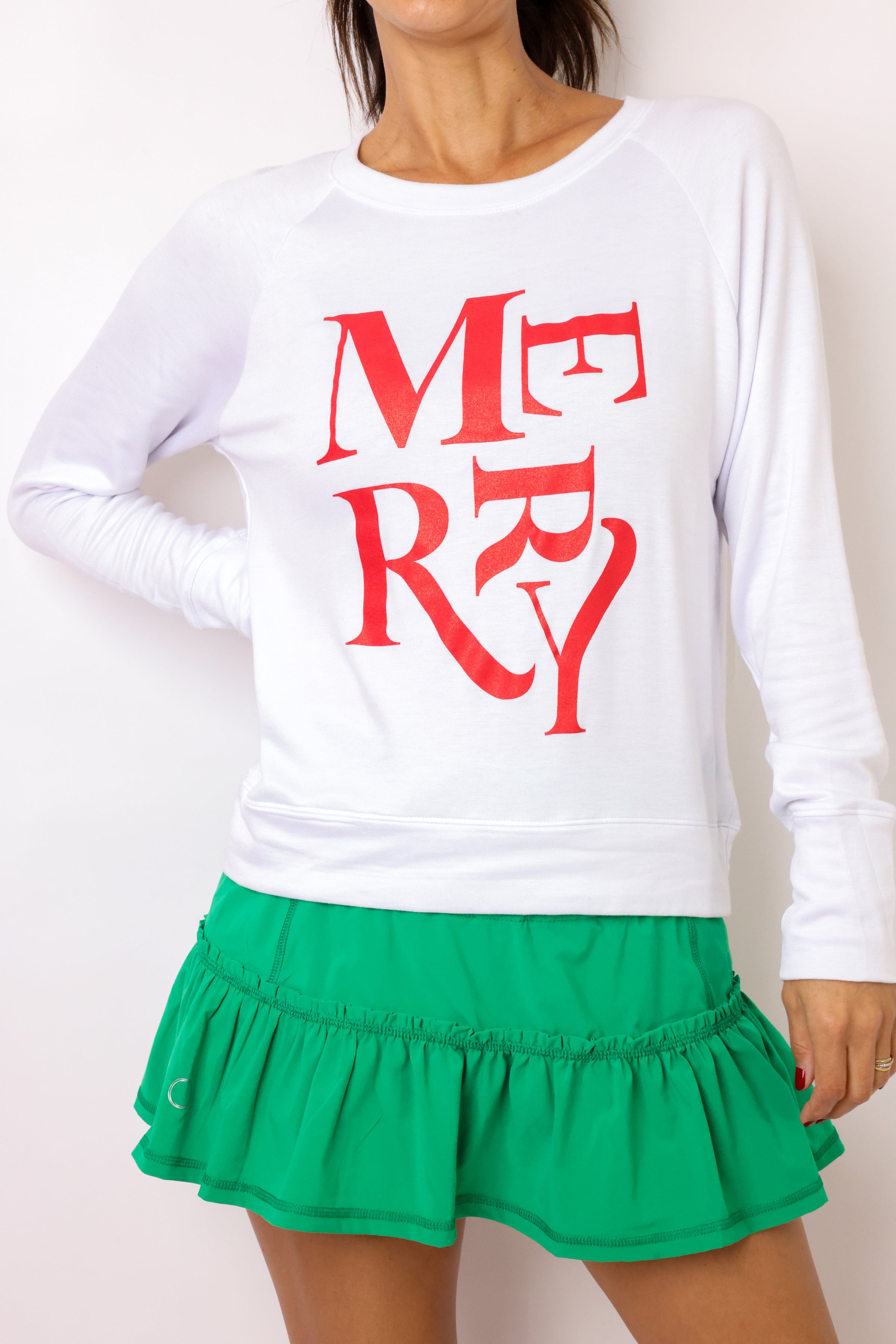 Merry Lightweight Fleece Pullover Sweater