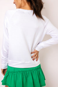 Merry Lightweight Fleece Pullover Sweater