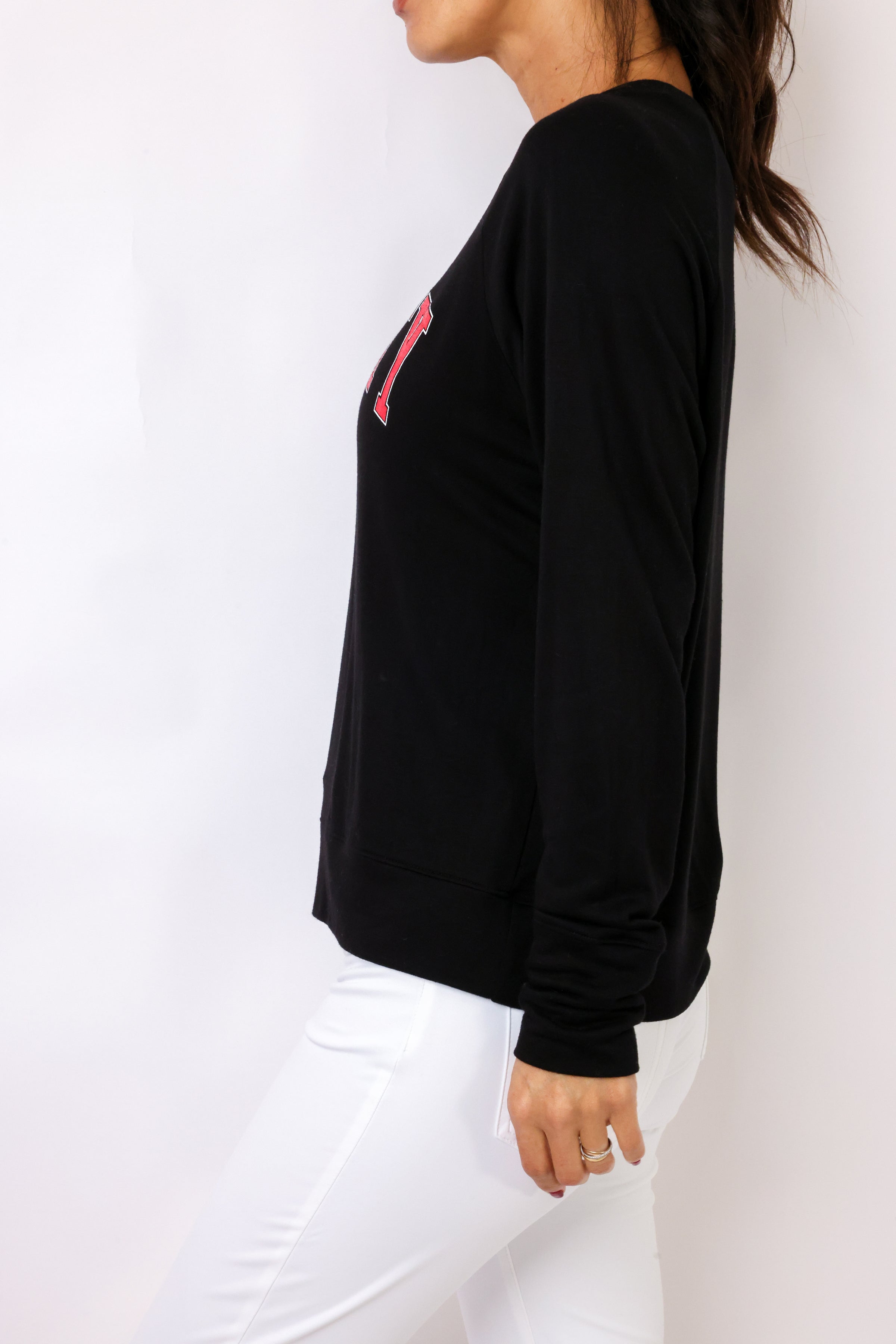 Naughty Lightweight Fleece Pullover Sweater