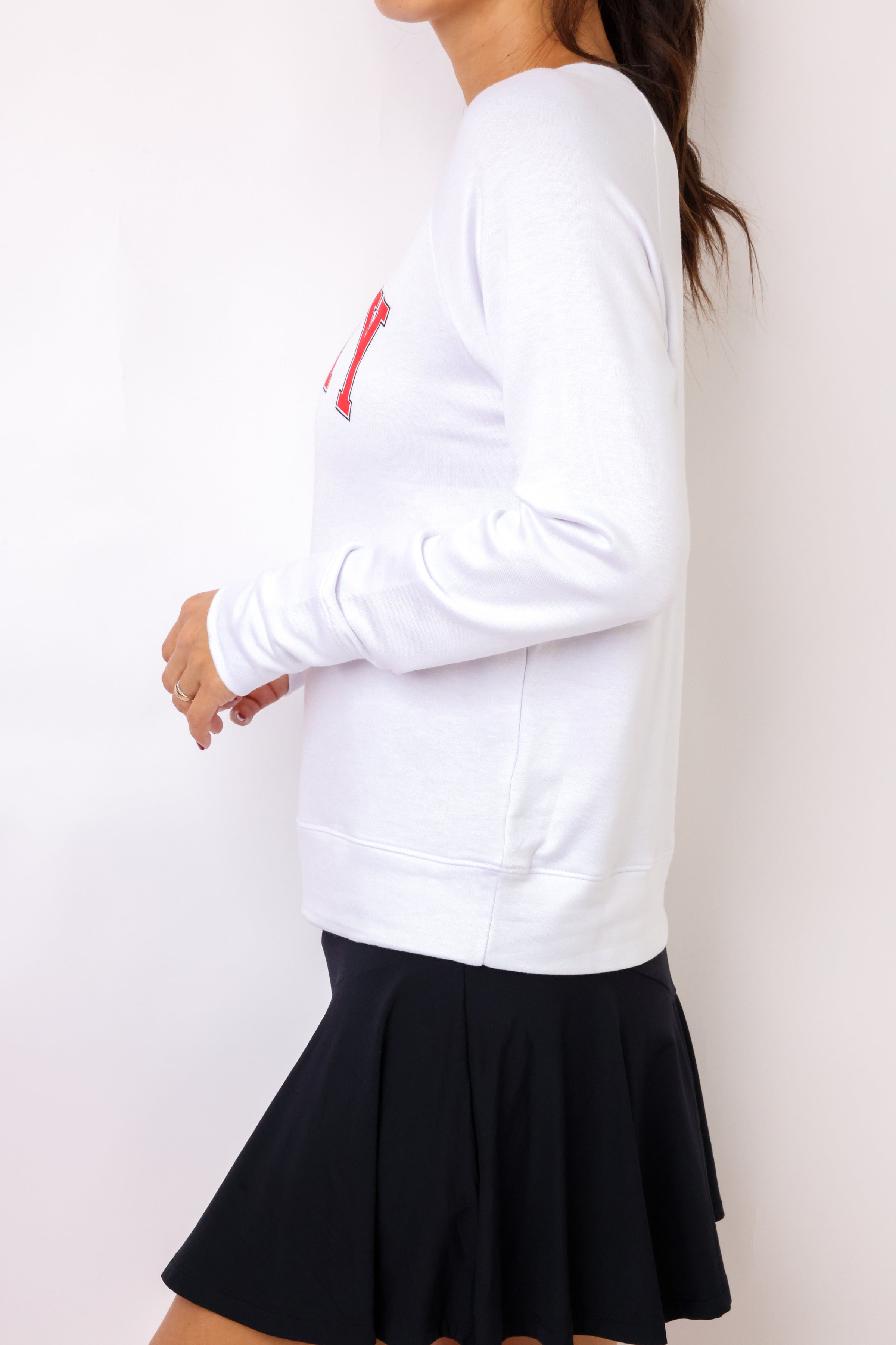 Naughty Lightweight Fleece Pullover Sweater