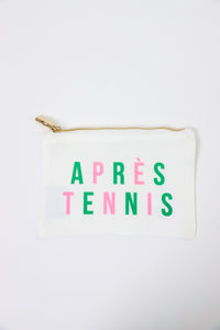 Apres Tennis Flat Zip Pouch