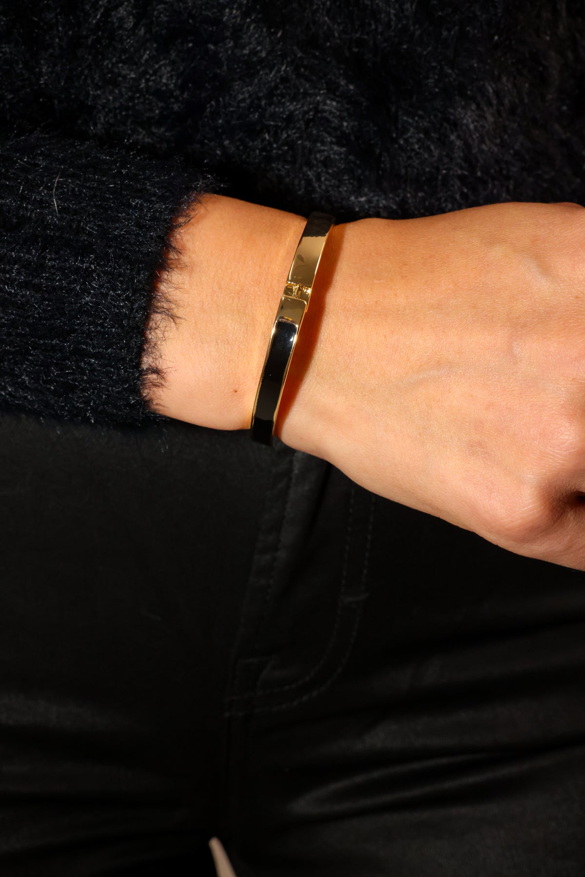 Black Stripe Bracelet