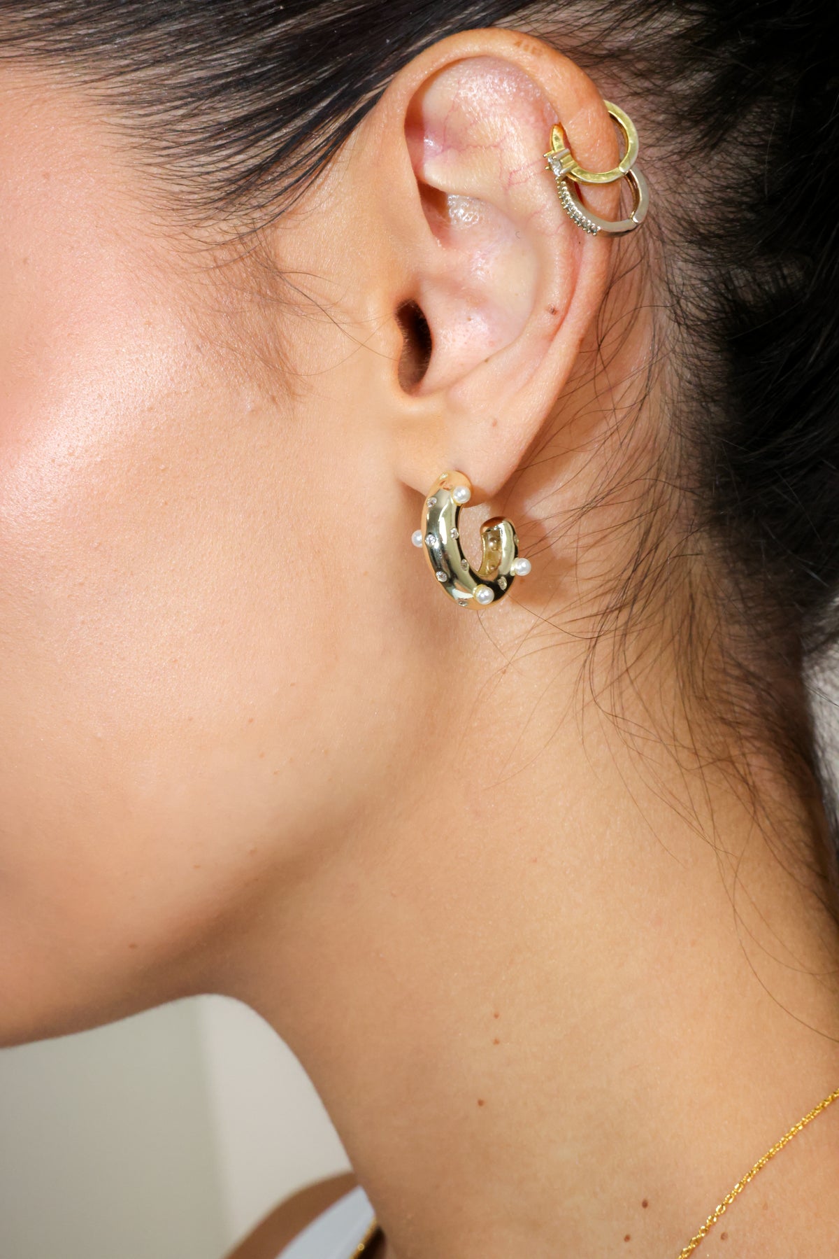 Chunky Hoop Earrings