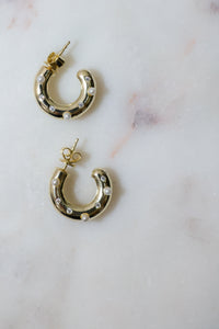 PG Designs Chunky Hoop Earrings