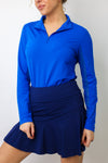 IBKUL Long Sleeve Mock Neck Top