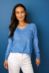 V-Neck Faded Sweater