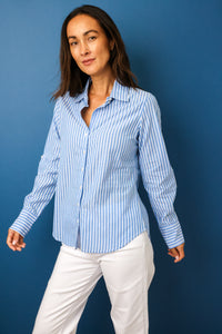 Cino South Beach Stripe Button Down Shirt