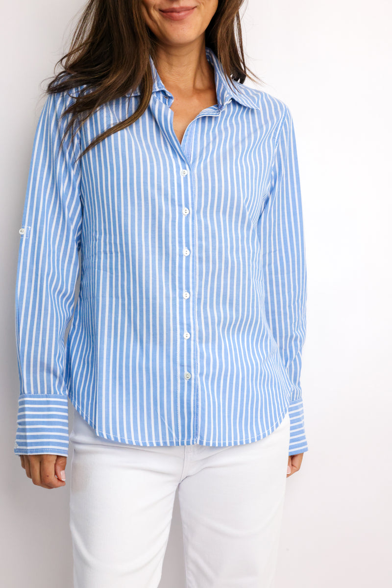 Cino South Beach Stripe Button Down Shirt