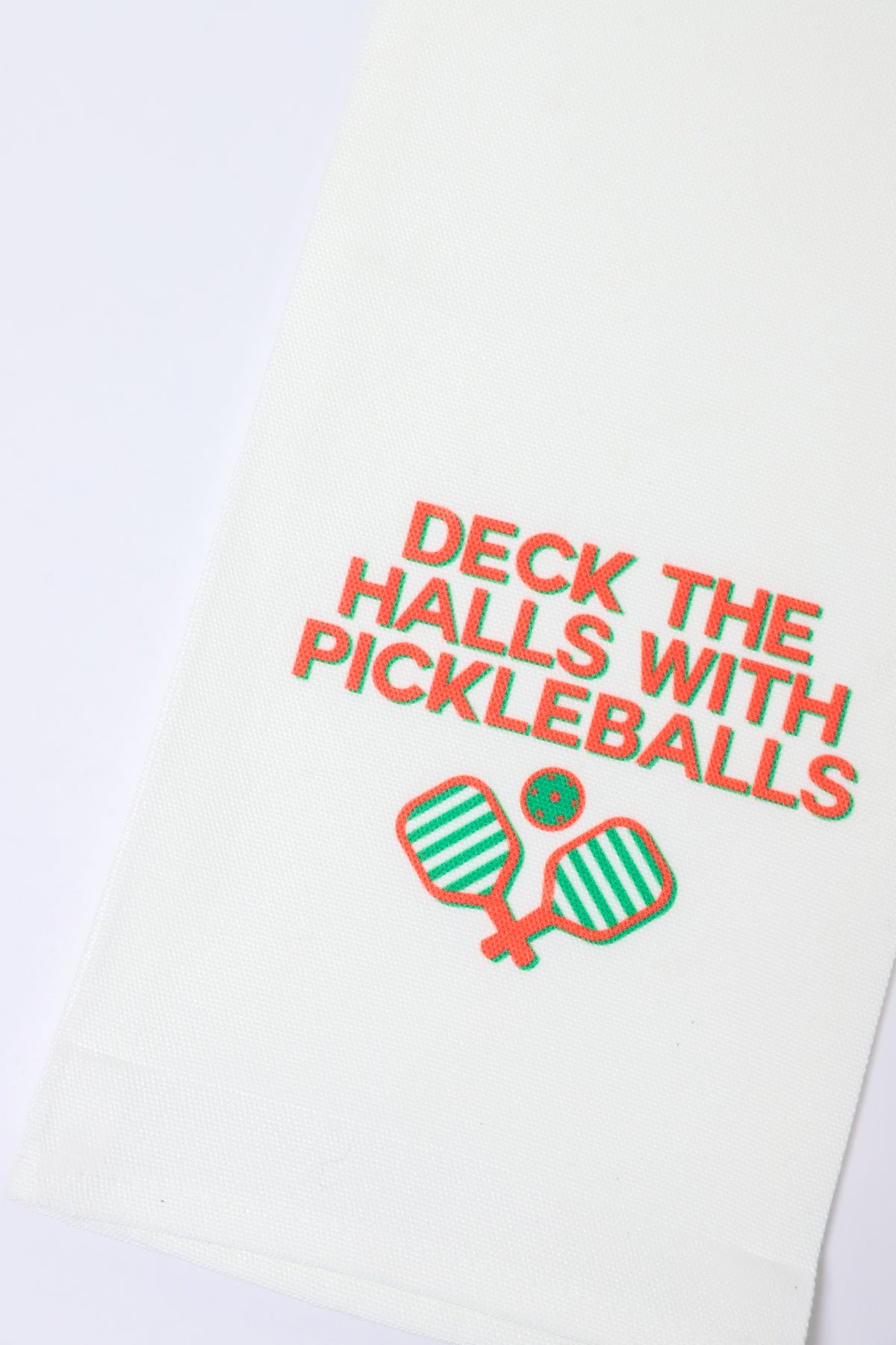 Pickleball Deck The Halls Kitchen Towel