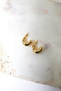 Thick Mini Hoop Earrings