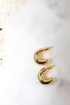 Thick Mini Hoop Earrings