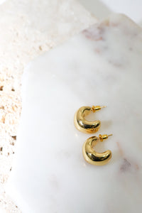 Thick Mini Hoop Earrings
