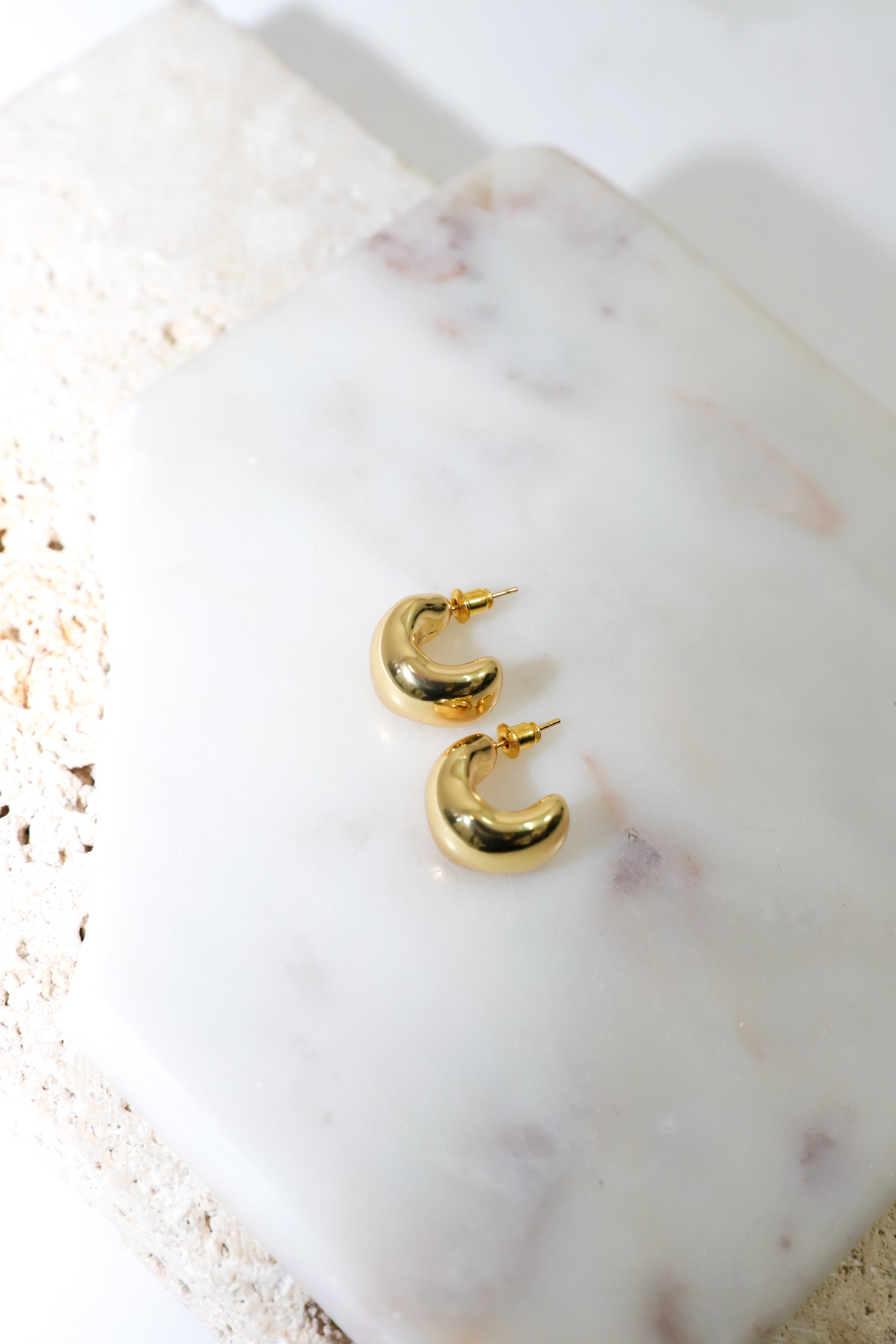 Thick Mini Hoop Earrings