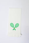 Tennis Rackets Fringe Towel