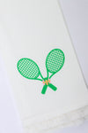 Tennis Racquets Fringe Towel