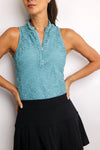 Greyson Wolf Links Lace Sleeveless Halley Quarter-Zip